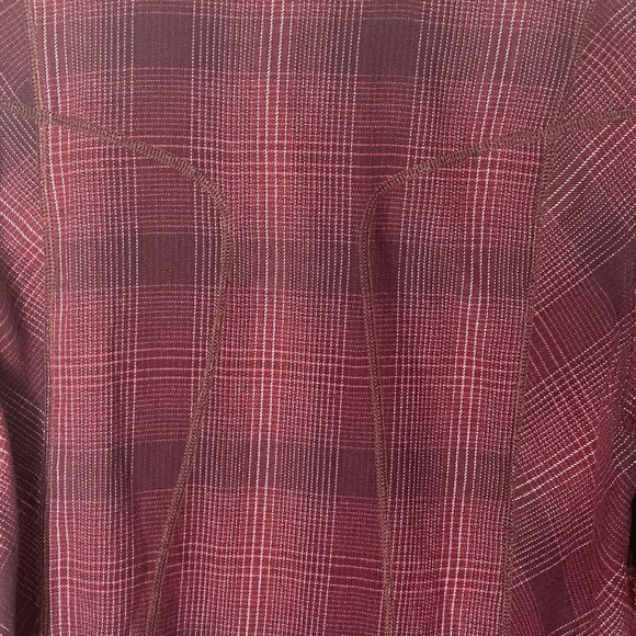 Columbia Women’s XL Plaid Flannel Button-Up Shirt Outdoor Western Style - Picture 9 of 10